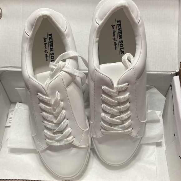 Feversole Featured PU Leather Colorful Lace-Up Sneaker Size 8 - Picture 5 of 8